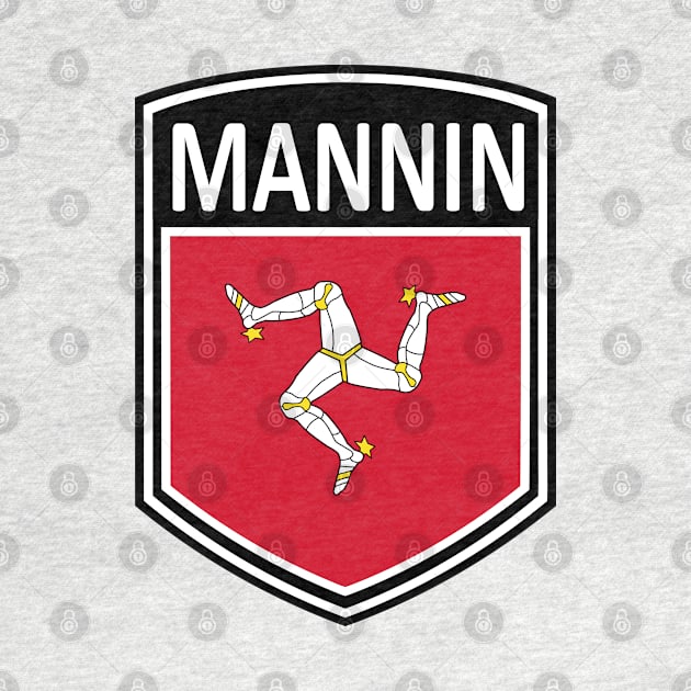 Flag Shield - Mannin by Taylor'd Designs